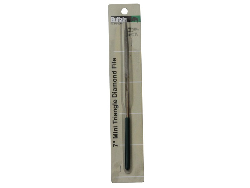 7" MINI TRIANGLE DIAMOND FILE
