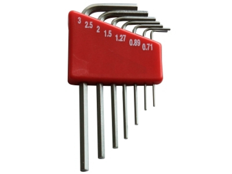 7PCS SHORT HEX KEY WRENCH SET