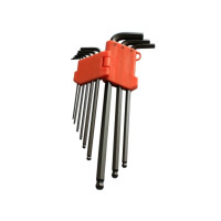 9PCS EXTRA LONG BALL POINT HEX KEY WRENCH SET