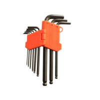 9PCS LONG BALL POINT HEX KEY WRENCH SET