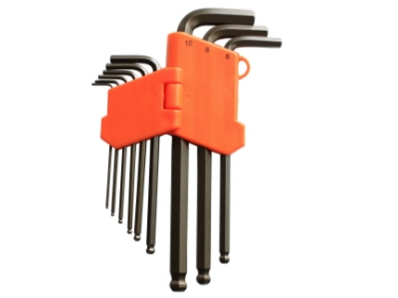 9PCS LONG BALL POINT HEX KEY WRENCH SET