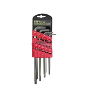 9PCS EXTRA LONG BALL HEX KEY -LOCK STORAGE HOLDER