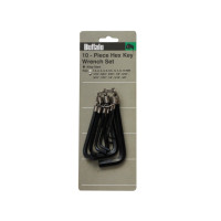 10 PIECE ALLEN HEX KEY