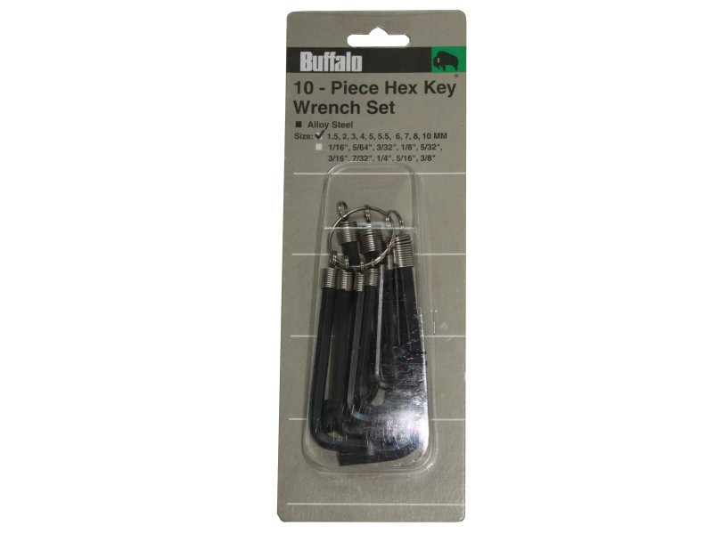 10 PIECE ALLEN KEY SETS