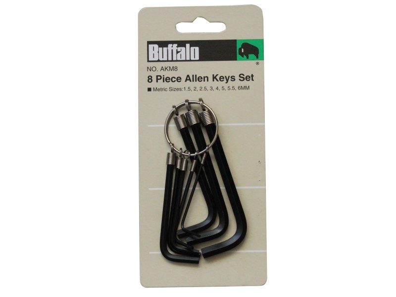 8PCS ALLEN KEY SETS - METRIC