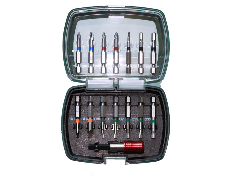 15PCS 1/4"DR BITS SET
