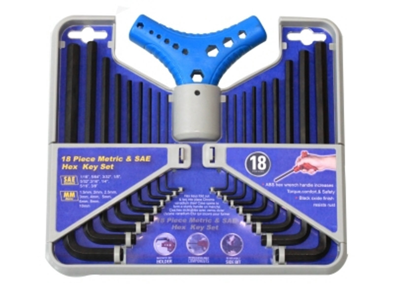 18PC HEX KEY WRENCH SET