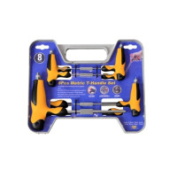 8PC T HANDLE HEX KEY SET