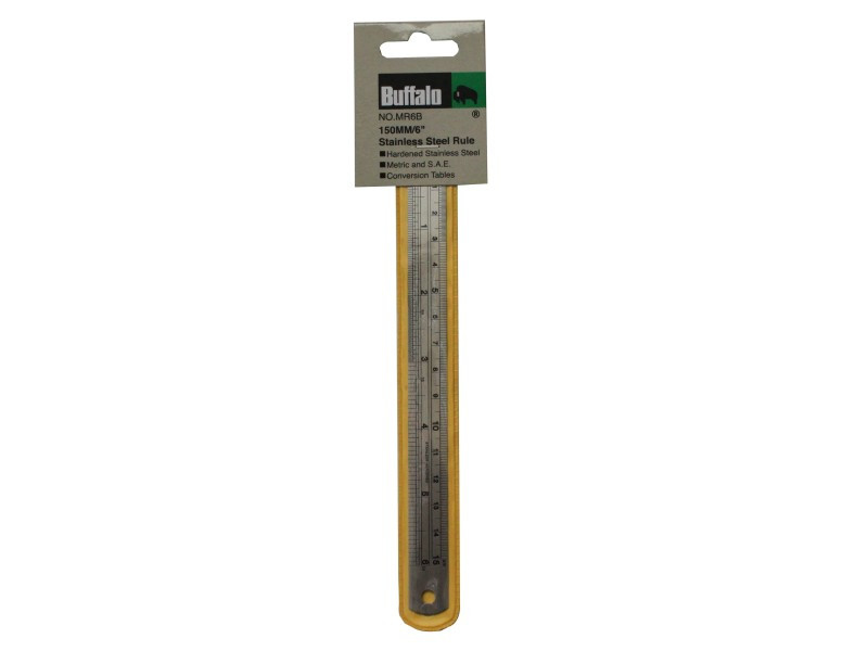 STAINLESS STEEL RULE 150mm/6"