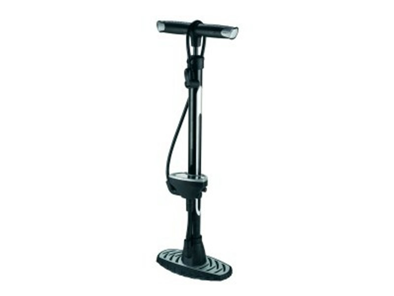 26" STEEL FLOOR PUMP WITH 3.5" TRIANGLE GAUGE