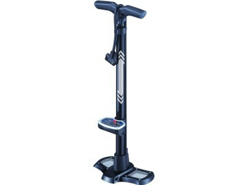 26" STEEL FLOOR PUMP WITH 3.5" PLASTIC GAUGE