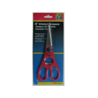 8" KITCHEN & POULTRY SHEARS WITH H.T.