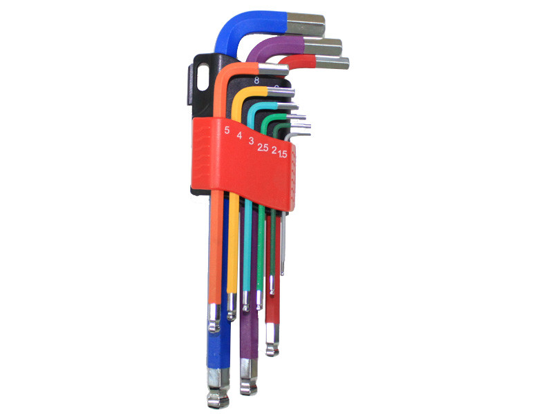 9PCS LONG BALL HEX KEY WRENCH