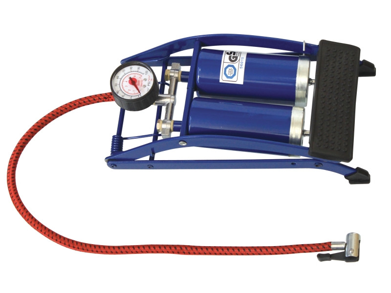 FOOT AIR PUMP WITH GAUGE