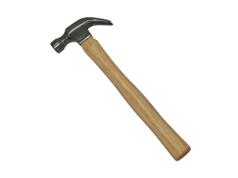 8 OZ CLAW HAMMER-WOOD HANDLE