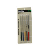 5 PC 7" MINI DIAMOND FILE SET