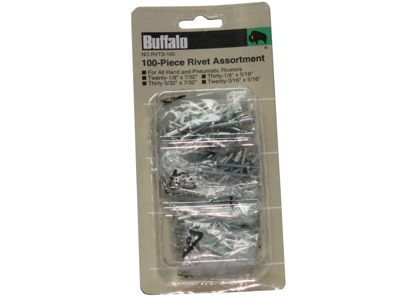 100 PC ASSORTED RIVETS