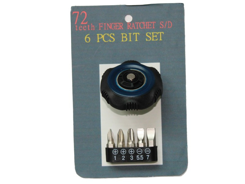 72 TEETH FINGER RATCHET SCREWDRIVER SET