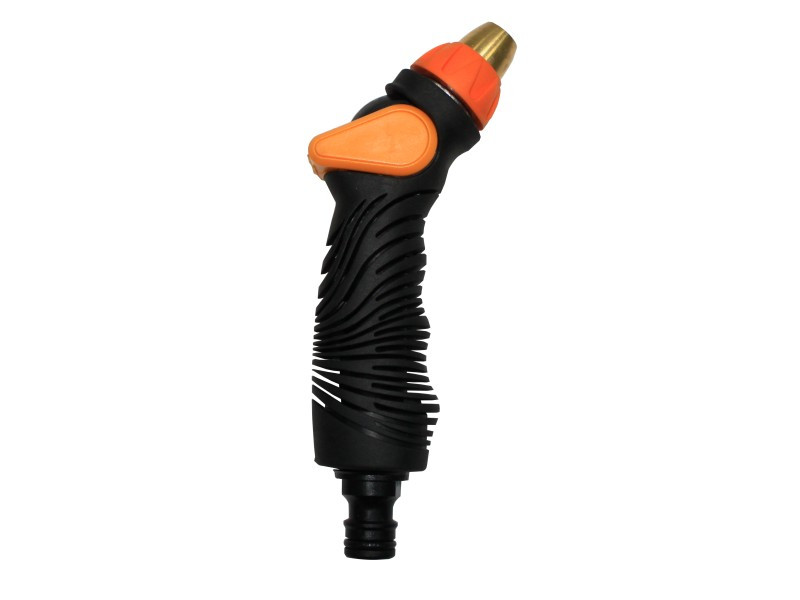 BRASS ADJUSTABLE HEAD TUMB-CONTROL METAL NOZZLE