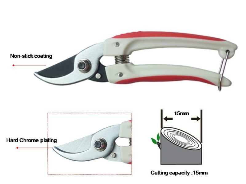 185MM BYPASS PRUNING SHEARS